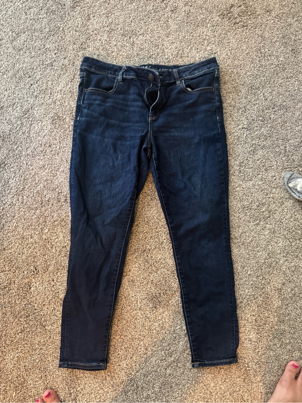 American Eagle Outfitters Dark Indigo Skinny Jeans